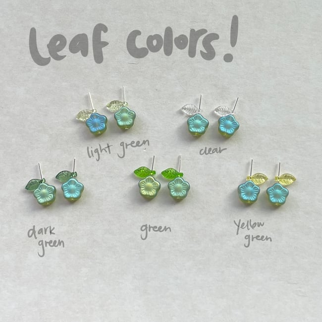 hibiscus flower huggie hoop earrings