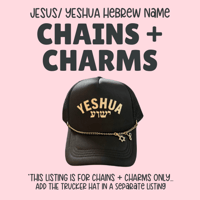 Image 1 of CHAINS + CHARMS Customizable Accessories for YESHUA Trucker HAT