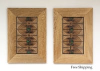 Image 1 of Wall art, scrap wood. "Diptych N° 2" by R3