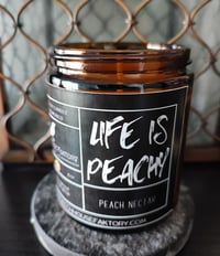 Image 1 of Life is Peachy/ Peach Nectar Scented Candle