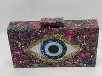 Image 1 of The eye acrylic clutch