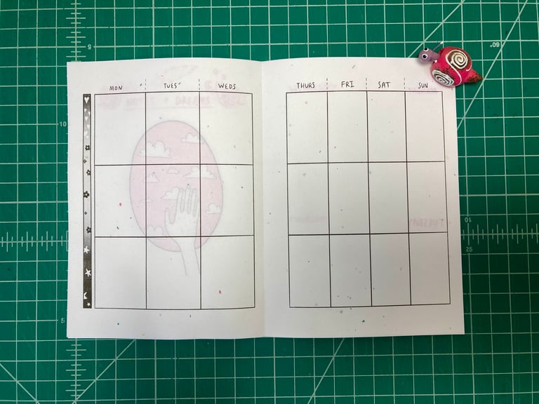 Risograph Snail Planner - With Custom Covers Image 2