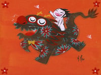 Image 1 of 'Year of the Dragon- Dance' Original Painting