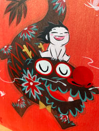 Image 2 of 'Year of the Dragon- Laughter' Original Painting