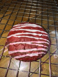 Image 2 of Red velvet With White chocolate chip Cookie