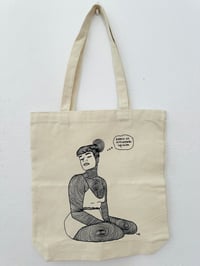 Image 1 of Tote bag Entramado infinito with poem 