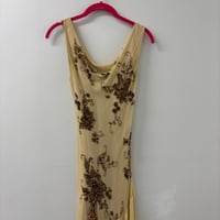 Image 1 of sequinned silk dress