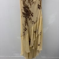 Image 7 of sequinned silk dress