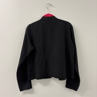 Image 5 of silk mandarin collar blouse