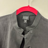 Image 3 of silk mandarin collar blouse