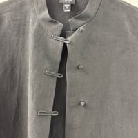 Image 2 of silk mandarin collar blouse