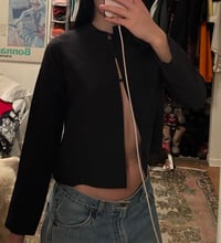Image 8 of silk mandarin collar blouse