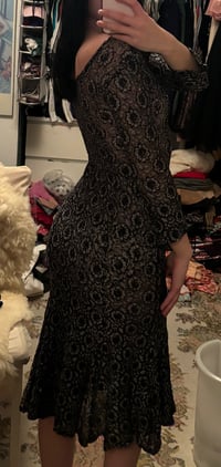 Image 8 of 90s scoop lace dress