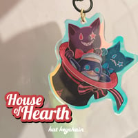 Image 2 of [Genshin] House of Hearth Hat keychain