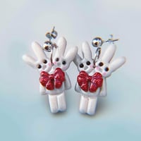 Two Headed Bunny earrings