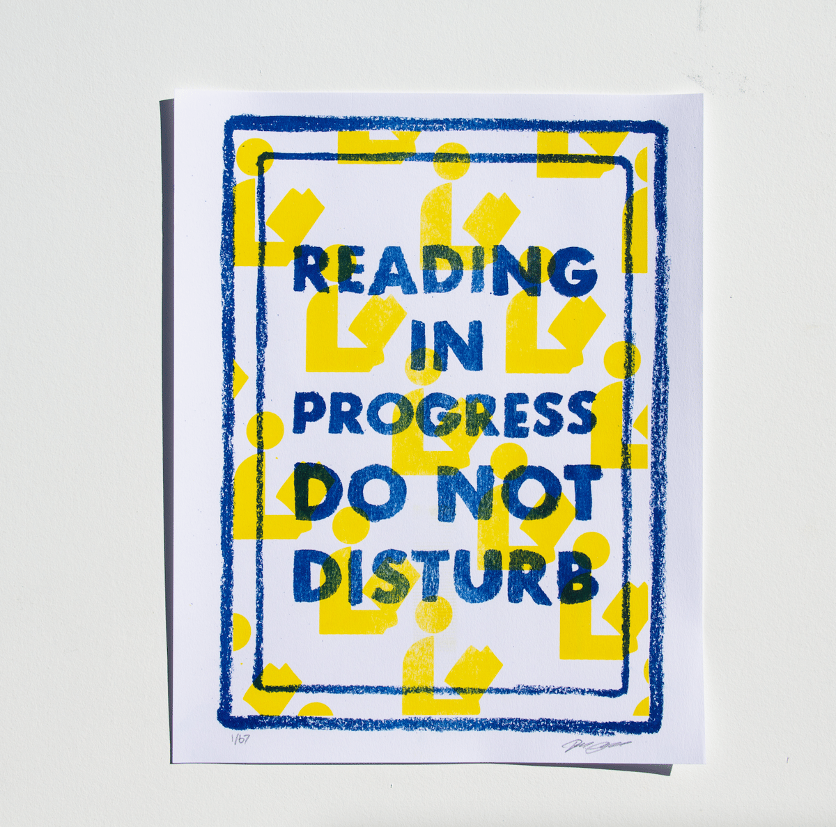 Image of Reading in Progress, Do Not Disturb