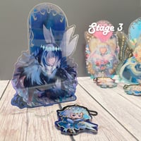 Image 2 of [Fate] Oberon standees, keyring and stickersheet