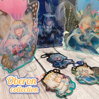 Image 1 of [Fate] Oberon standees, keyring and stickersheet