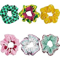 Image 1 of Demon Slayer Anime Hair Scrunchies