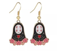 Kaonashi Earrings Studio Ghibli Noface Kawaii