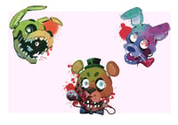 Image 1 of FNAF stickers 