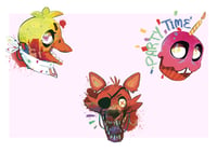Image 2 of FNAF stickers 