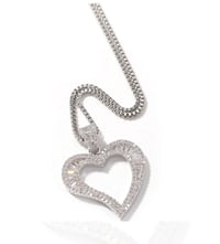 Image 1 of Twisted Heart Necklace 