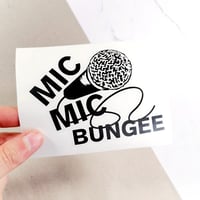 Image 1 of mic drop-inspired decal