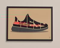 Yeezy 350 v2 "Core Black/Red"