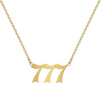 Image 1 of Angel Number Necklace 