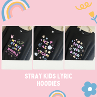 Image 1 of PREORDER Stray Kids - Lyric Sweatshirt - 3 versions