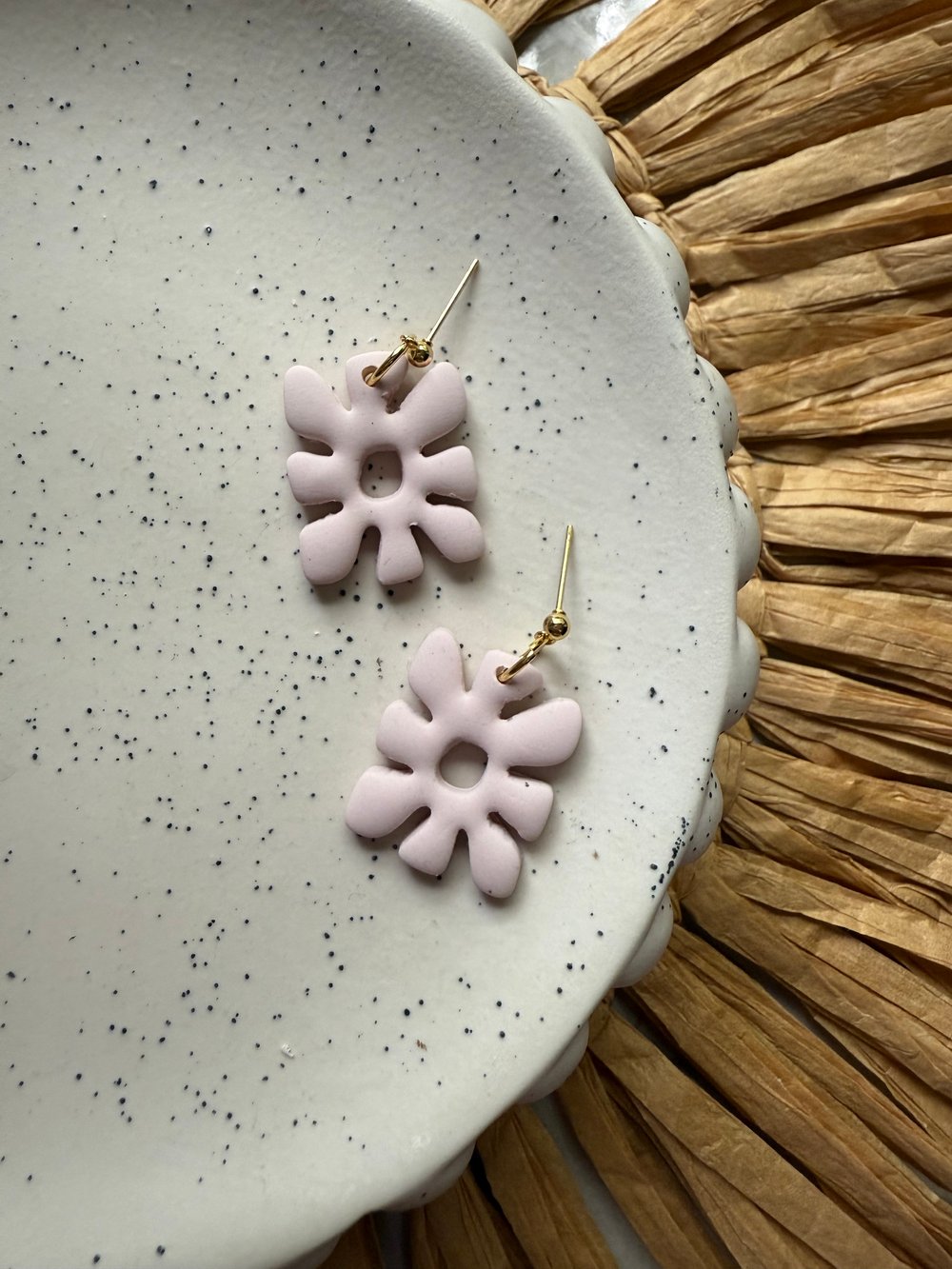 Image of baby pink abstract flower