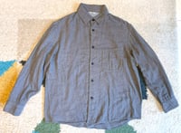 Image 1 of 45 rpm Dash Ai Indigo organic cotton flannel shirt, size 4 (L)