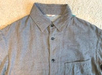 Image 2 of 45 rpm Dash Ai Indigo organic cotton flannel shirt, size 4 (L)