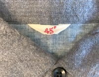 Image 3 of 45 rpm Dash Ai Indigo organic cotton flannel shirt, size 4 (L)