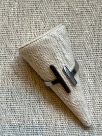 Image 1 of Stainless Steel Ring Adjustable Rings Silver