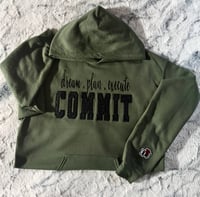 Image 1 of Army Green COMMIT Hoodie