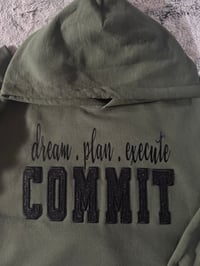 Image 3 of Army Green COMMIT Hoodie