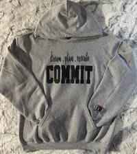 Image 3 of Grey COMMIT Hoodie