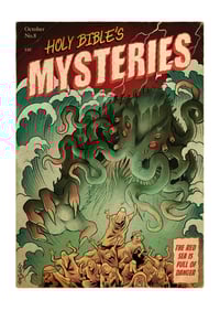 Art print - Holy Bible's mysteries, Moïse try to cross the Red Sea