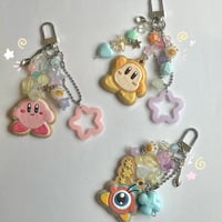 Image 1 of Kirby Cookie Keychains