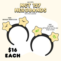 Image 3 of NCT 127 STAR HEADBANDS