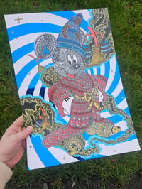 Image 2 of Ornate mickey fantasia foil print 