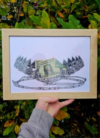 Image 1 of The money trap framed original 