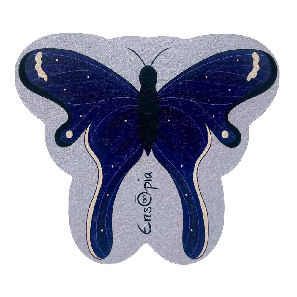 Image of Midnight Butterfly Eco-Friendly Sticker