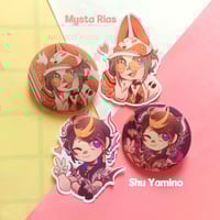 Image 4 of Luxiem buttonpins & stickers