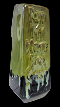 Image 2 of Katiki ARTIST SERIES Aku Aku Las Vegas Coin Mug (Limu 'ele'ele) Limited Edition of 15 FREE SHIPPING
