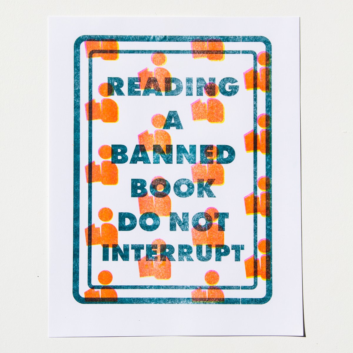 Image of Reading a Banned Book, Do Not Interrupt