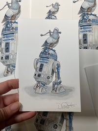 Image 2 of R2D2 Pigeon Print