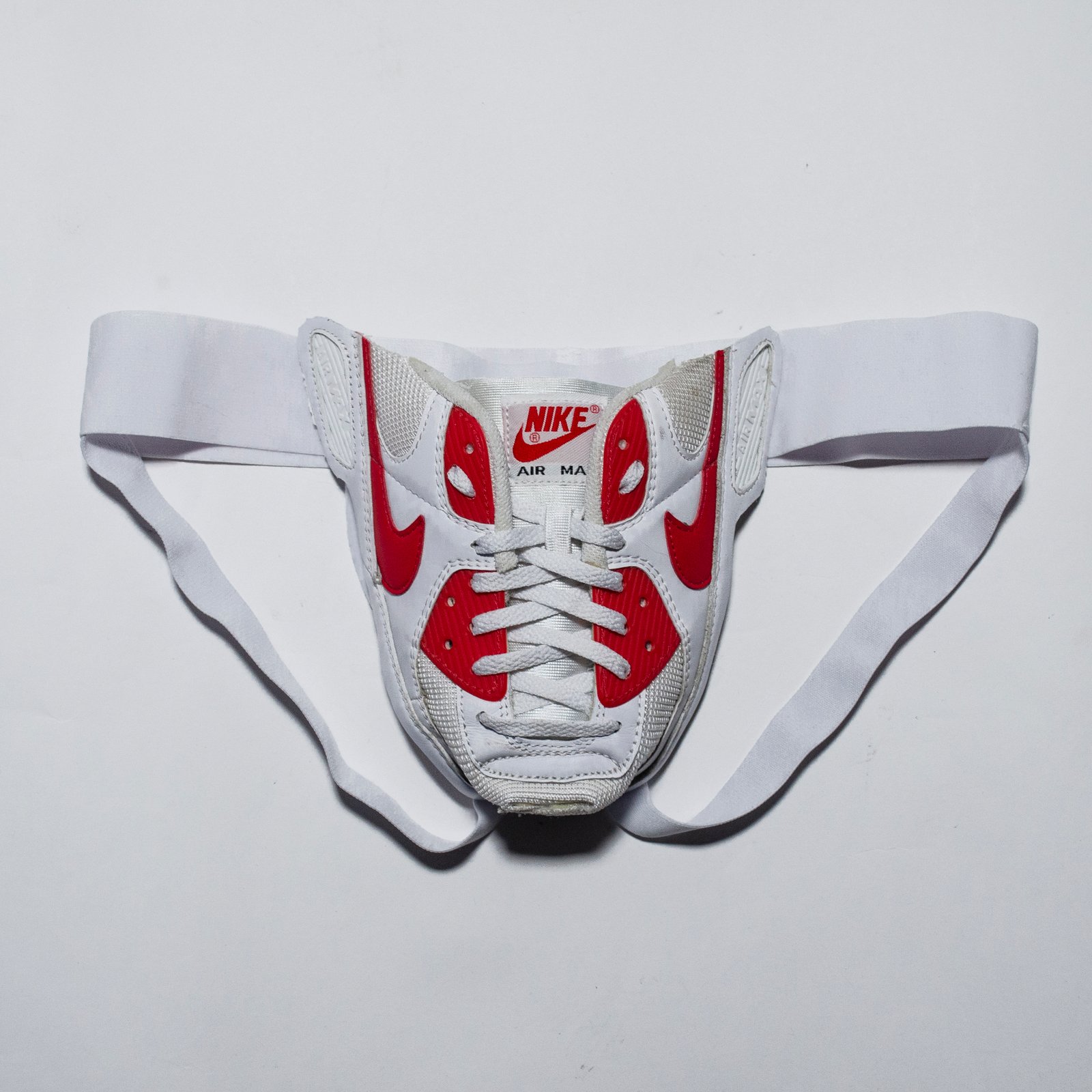 nike jockstrap white